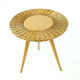 Rattan coffee table by Uluv, Czechoslovakia, circa 1960