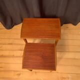 Paire de tables d'appoint, Danemark, années 1960.