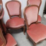 6 chaises Louis xv