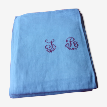 7 serviettes lin damassé