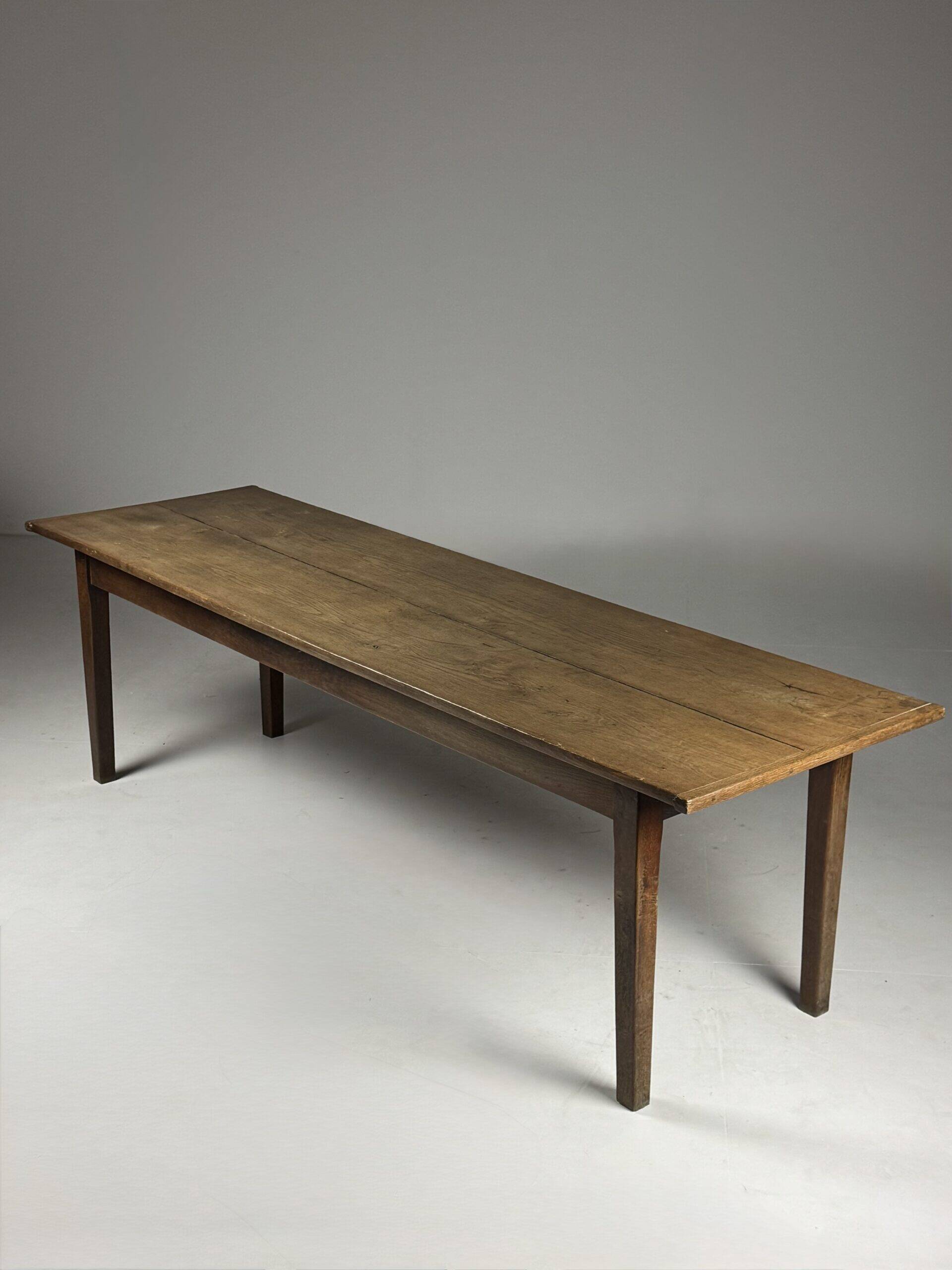 French dining table 19th century 262cm