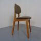 Set of Beech Chair & Stool, 1960s