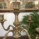 Pair of gilded bronze chandeliers
