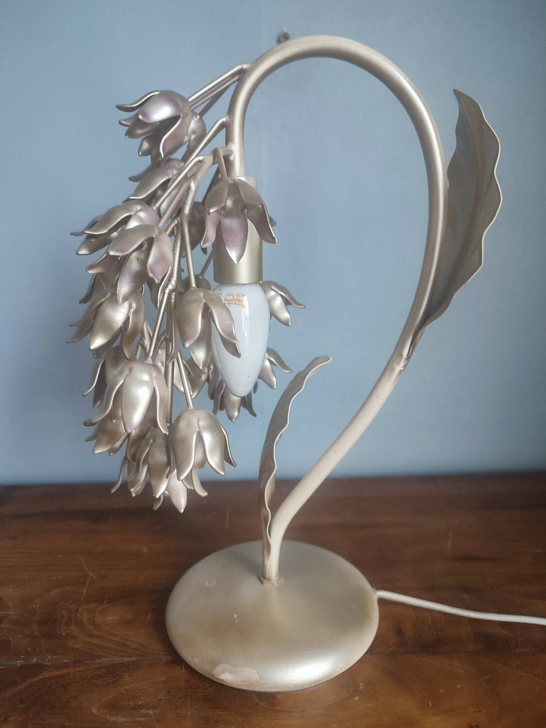 Vintage metal table lamp