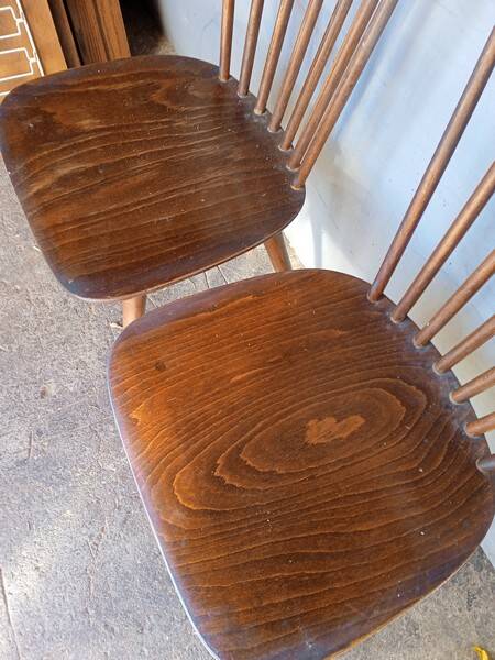 Pair of Baumann chairs, Menuet model, 1960/70