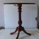 Oval pedestal table