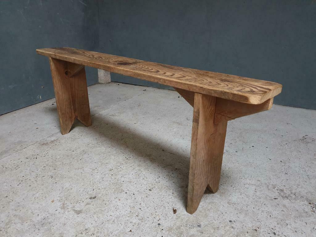 Old flea bench sidetable pine