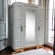 Parisian art deco wardrobe solid oak 1930