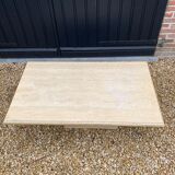 Travertine coffee table
