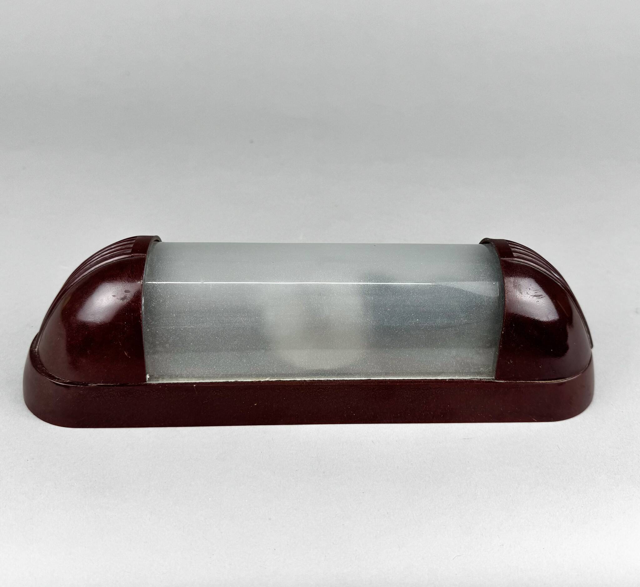 1950s Bakelite & Plastic Wall Light, Czechoslovakia