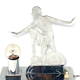 Art Déco Charleston Dancer cubist Table Lamp, LW Paris France, circa 1930