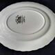 Plat ovale en porcelaine Anglaise Staffordshire  Modèle Country Style