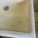 Vintage Ceramic Stamp Sink with Farmhouse Drainer