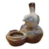 Petit bol oiseau céramique émaillée vintage