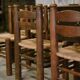 Ensemble de 6 chaises attribuées à Charles Dudouyt 1950’s
