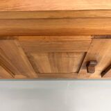 1950s Brutalist Sideboard in Solid Elm