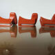 Series of 3 wall hooks grosfillex 70s