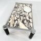 Table basse postmoderne en marbre Calacatta Violetta, 1980