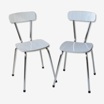 Paire de chaises vintage en formica