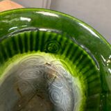Paire de vases fonte émaillée