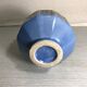 Ancient ART DECO Ceramics Blue Beige Vase Anses 30 Vintage