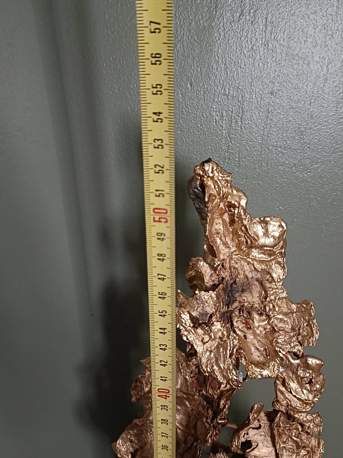 Brutalist brass sculpture, Philippe Cheverny, 1970