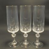 Set of 3 champagne flutes