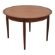 1960s round diningtable in teak from Lübke