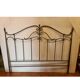 Wrought iron headboard