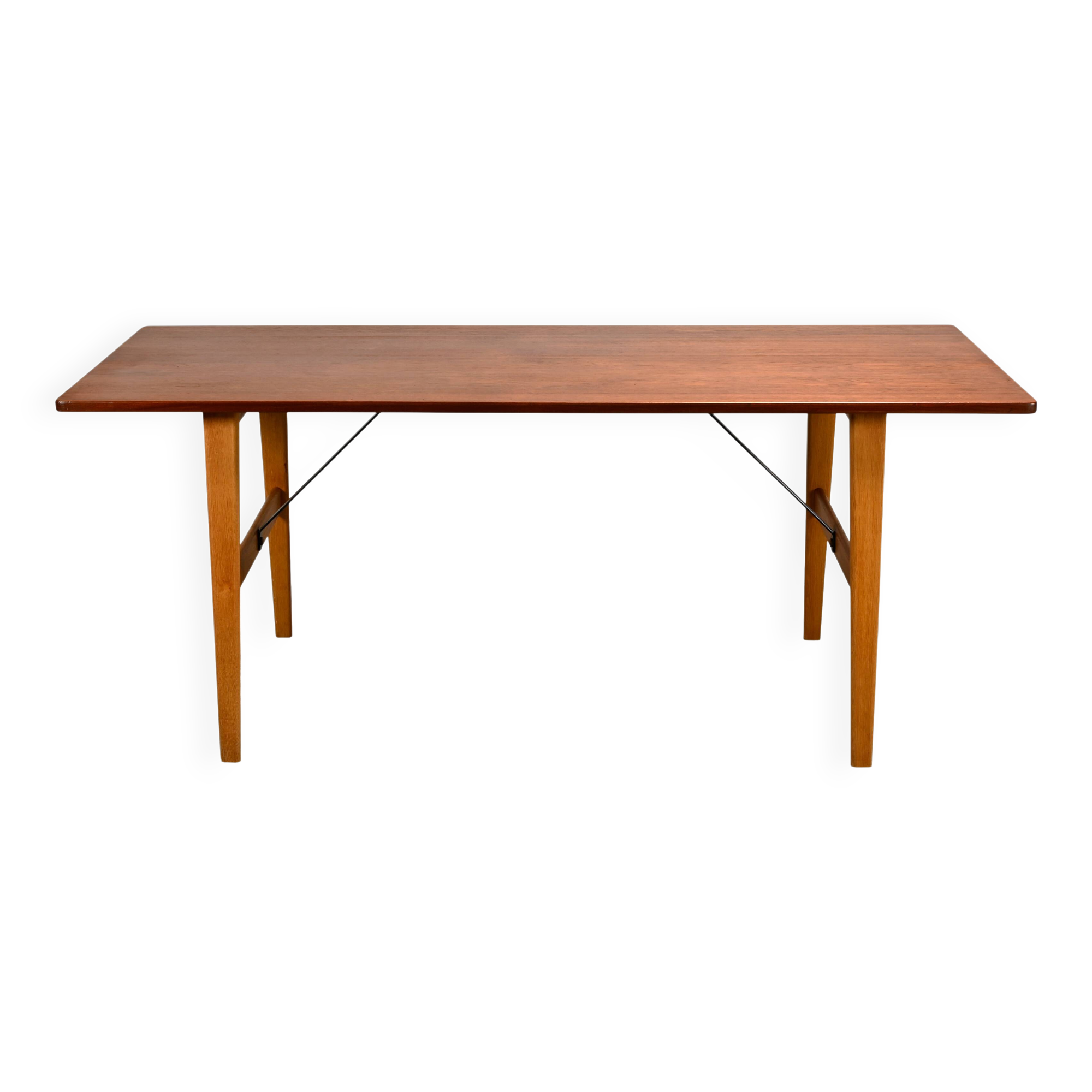 Børge Mogensen Hunting Table in Teak and Oak for Søborg Møbelfabrik