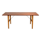 Børge Mogensen Hunting Table in Teak and Oak for Søborg Møbelfabrik