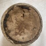 Chinese jar in black glazed stoneware