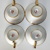 Art Deco Snake Porcelain Coffee Cups