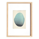 Painting on "pebble" paper from the "mineral" series B317, signed eawy