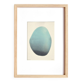 Peinture sur papier "galet" de la série "mineral" B317 signée eawy