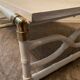 Table basse Bambou « Kettal » des années 70 en fibre de verre