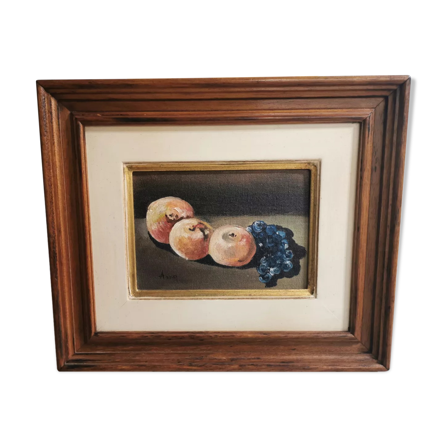 Still life, oil on panel