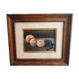 Nature morte, huile sur panneau