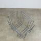 Chrome-plated metal magazine rack by Willi Glaeser for TMP, 1980s