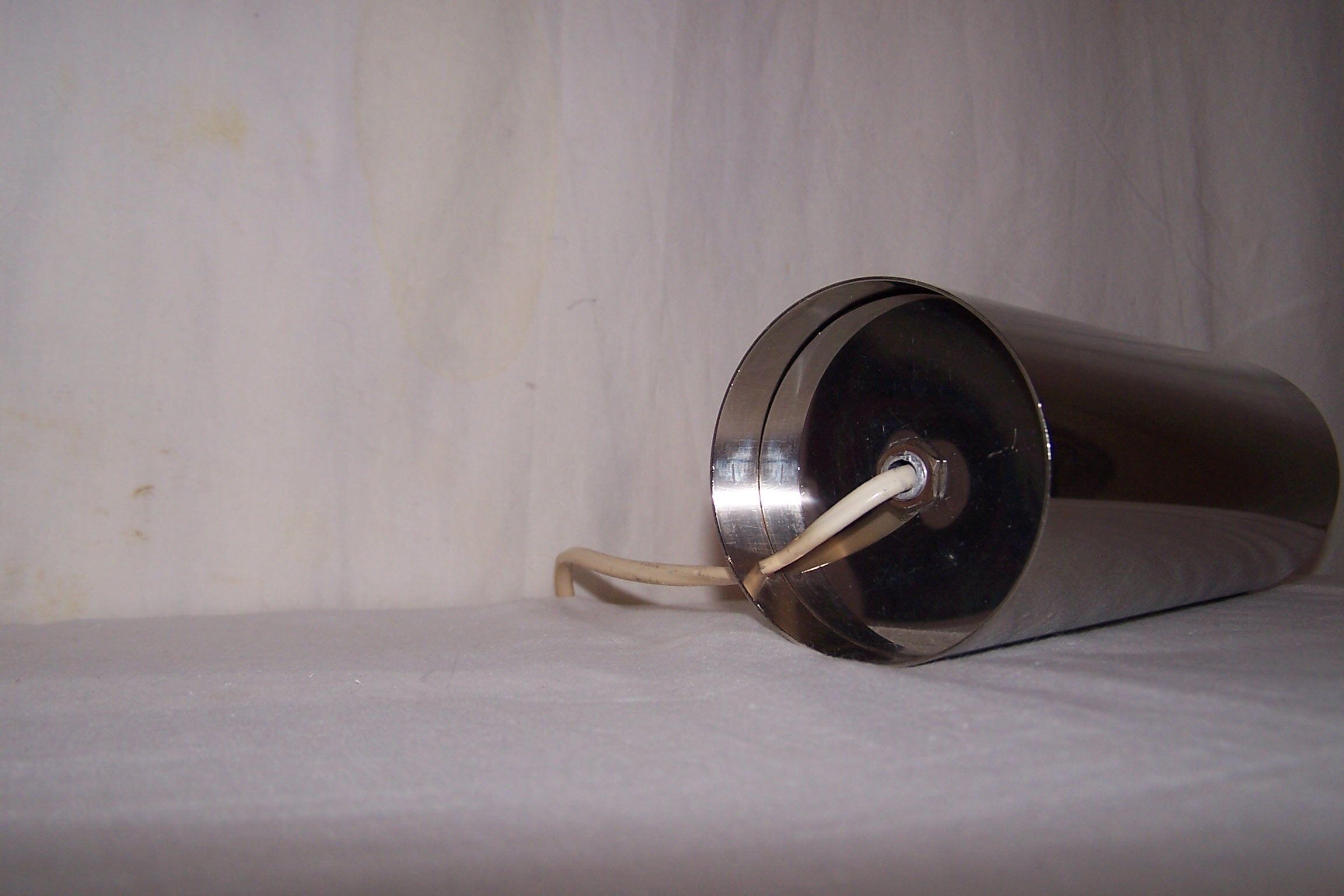 Stainless lamp - 70s