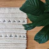Berber rug small ethnic triangles 100x190 cm