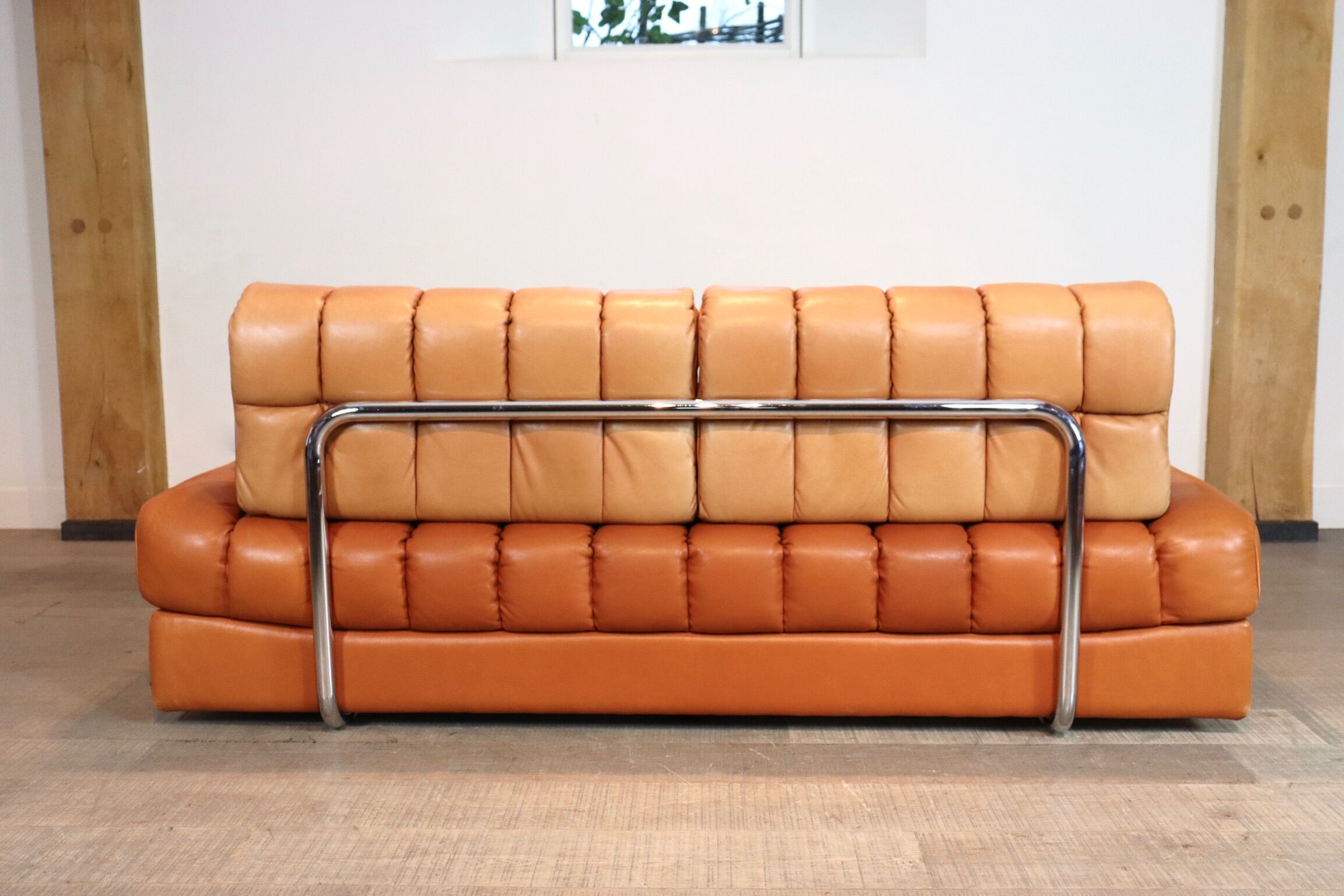 De Sede DS-85 daybed and lounge chair in cognac leather, 1960s