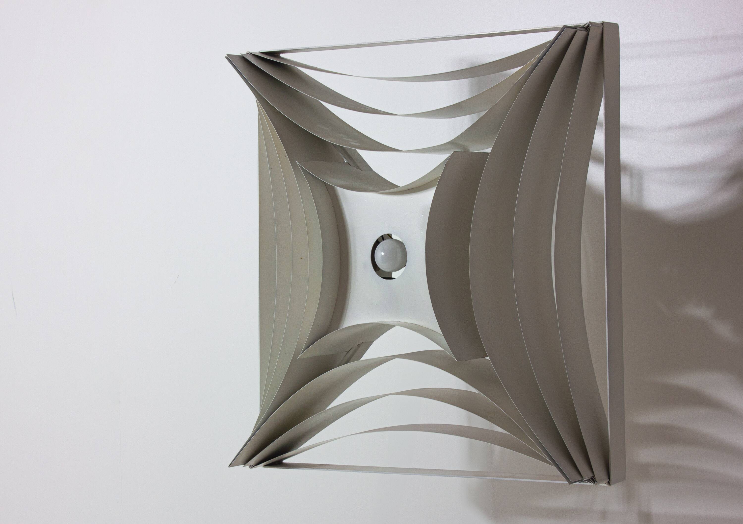 Architectural wall or ceiling lamp, Belgium 1960s