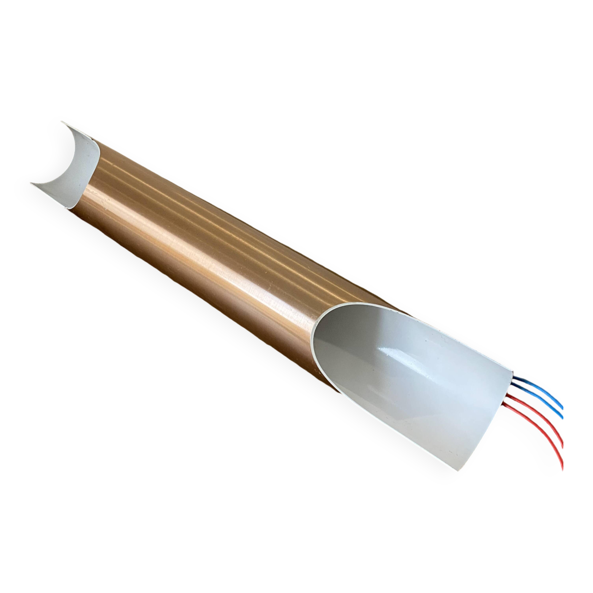 N3 Sconce Fuga XL copper / rosé wall light Raak Komulainen 1970 vintage