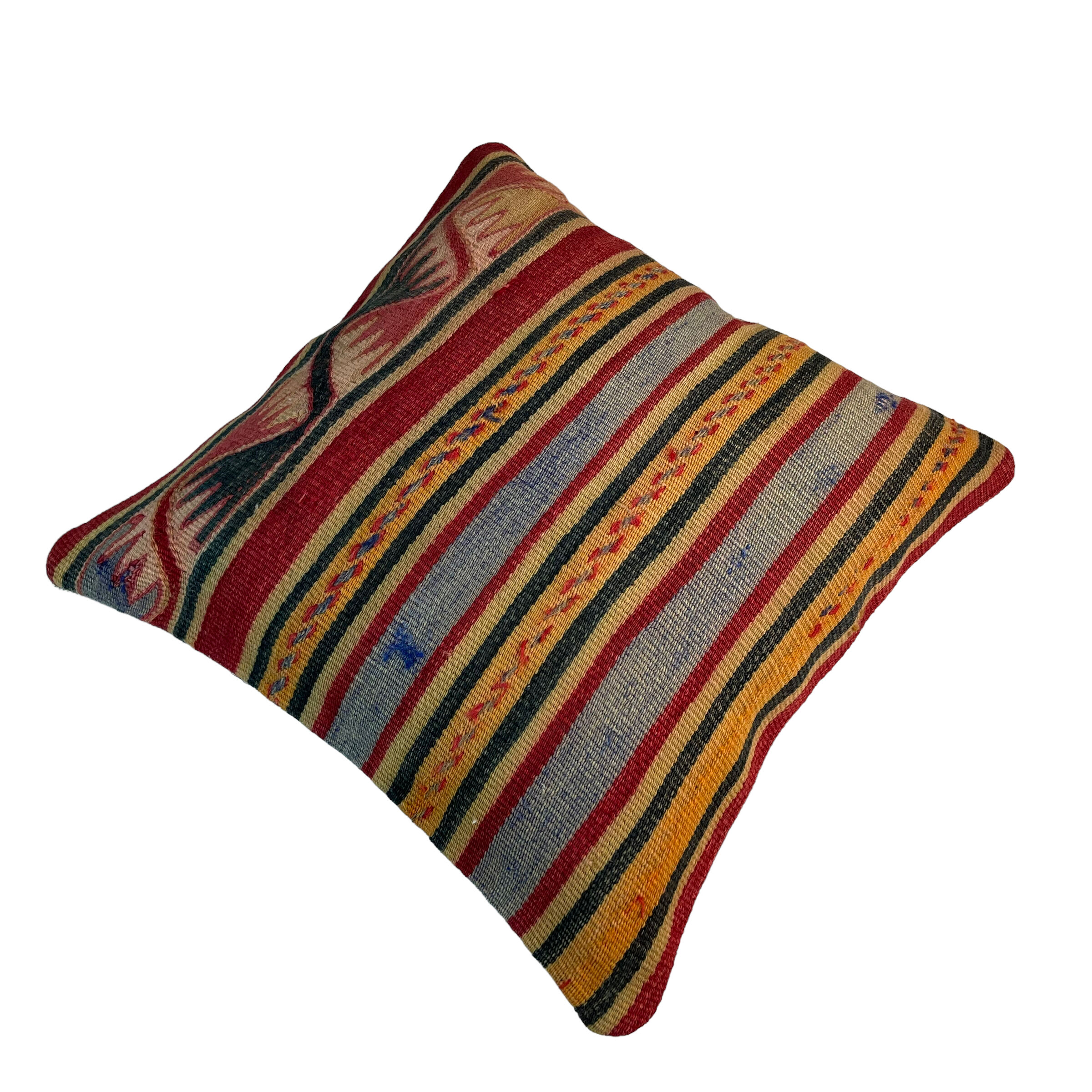 Vintage Turkish kilim cushion cover 40 x 40 cm