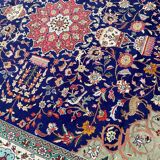Tapis vintage persan de Tabriz fait main 300x395 cm