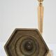 Pair of solid brass candle holders neo classic vintage style