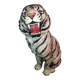 Ceramic large white tiger
