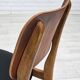 1960s, Danish design by Ib Kofod Larsen, set of 3 dining chairs model 62.
