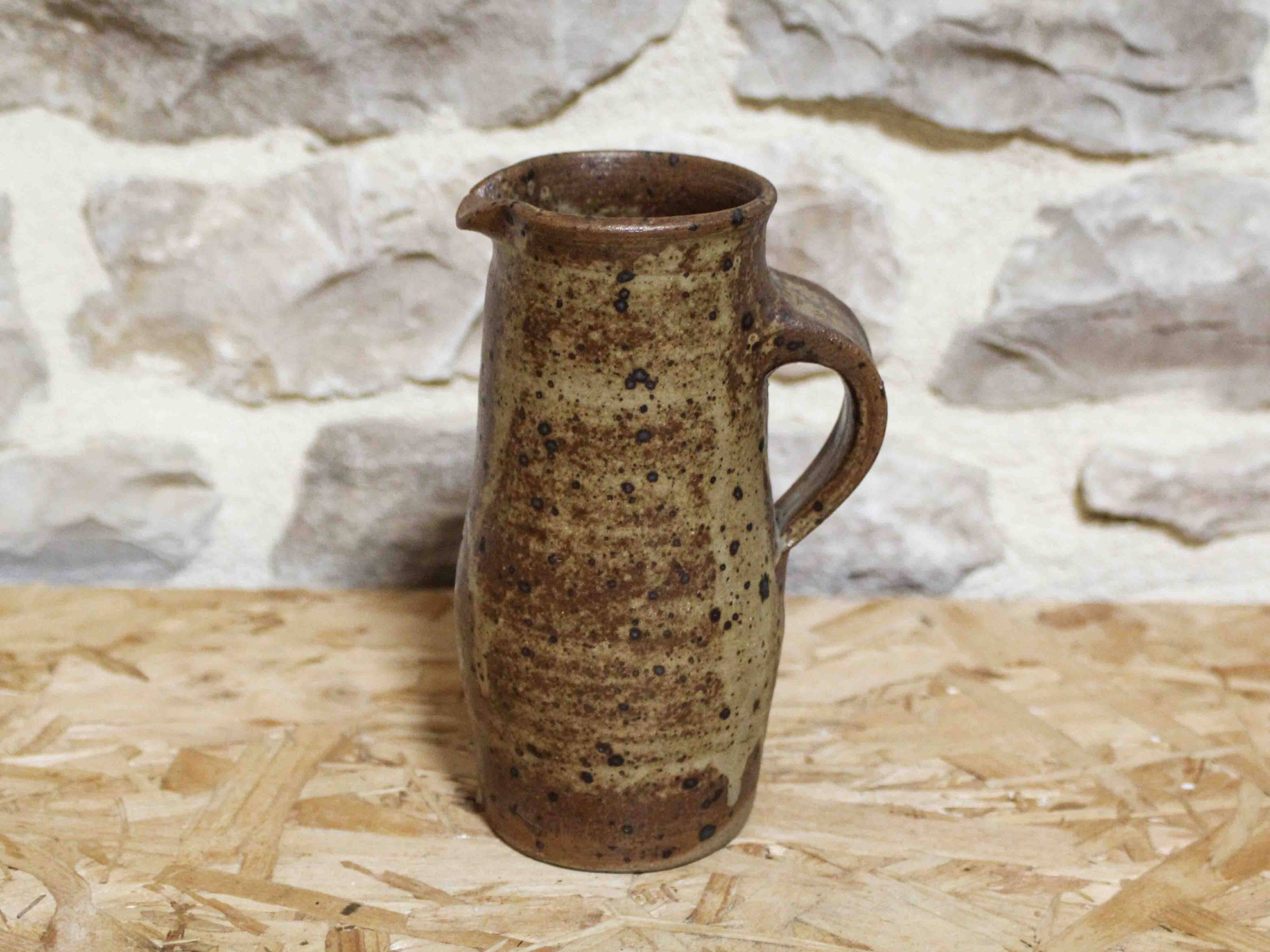 Pyrite stoneware pitcher